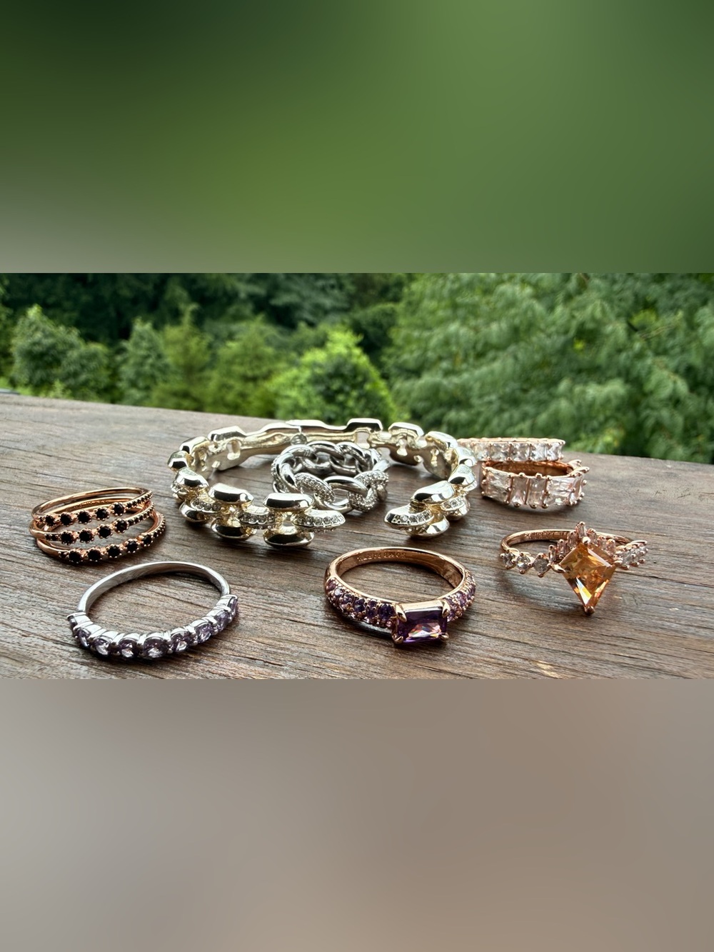 Bomb Party Lot Rings Bracelet Jewelry